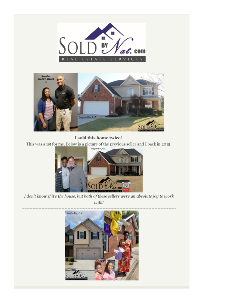 SOLDbyNat.com Real Estate Update - Volume 30 -