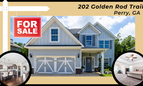 🏡For Sale – 202 Golden Rod Trail Perry, GA 31069 😍
